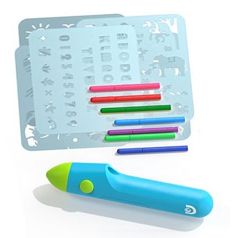 Discovery Airbrush Art Studio Air Pen & Stencil Craft Kit