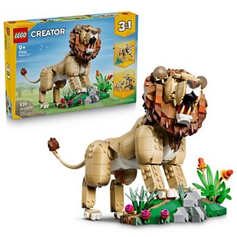 LEGO Creator 3-in-1 Majestic Lion 31386 Building Kit (839 Pieces)