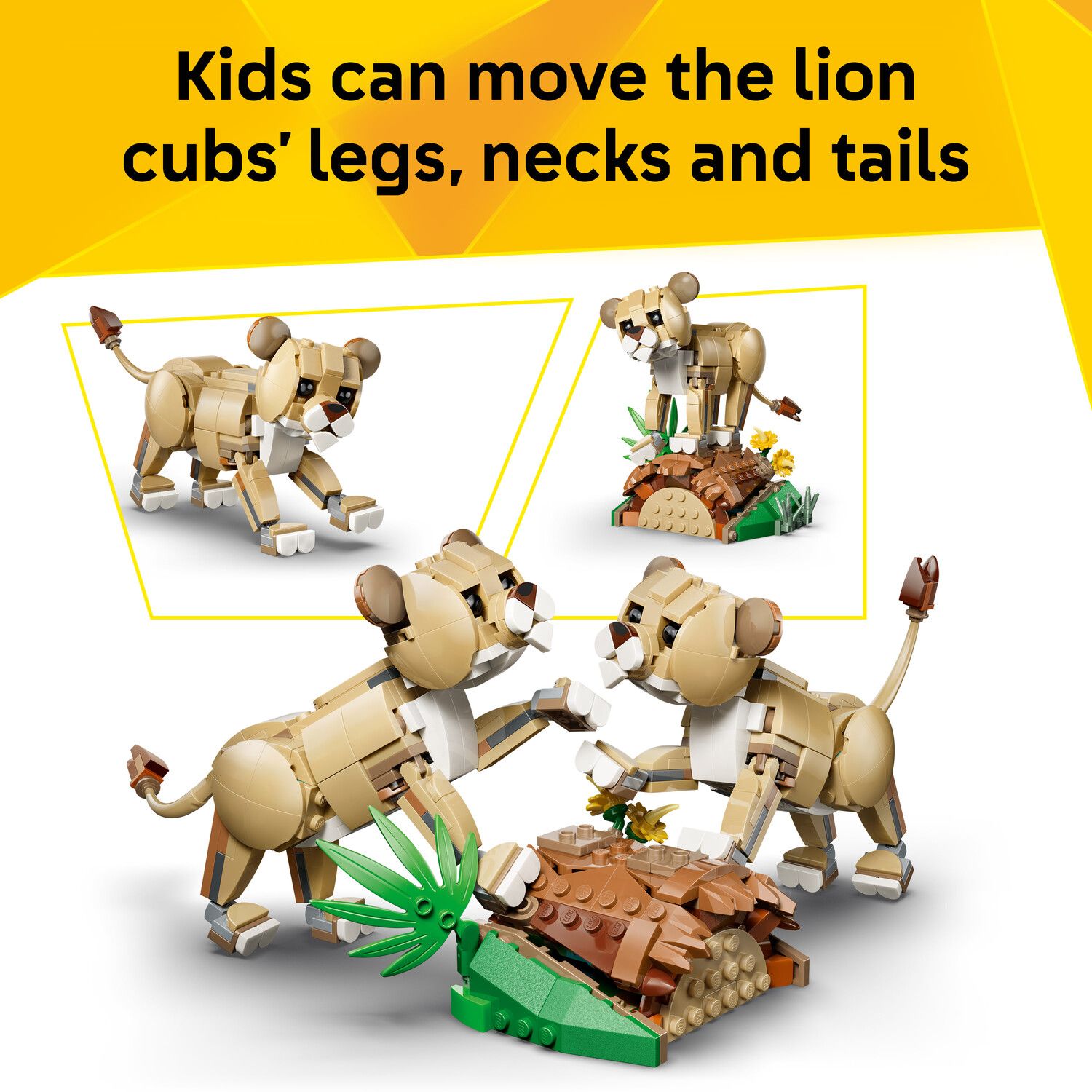 Детский конструктор LEGO Creator 3-in-1 Majestic Lion 31386 Building Kit (839 Pieces) — фото 5