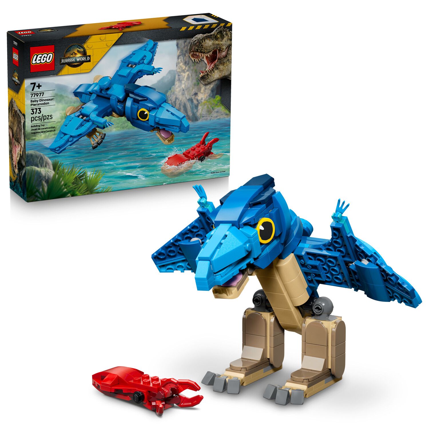 Детский конструктор LEGO Jurassic World Baby Dinosaur Pteranodon 77977 Building Kit (373 Pieces) — фото 1