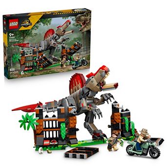 LEGO Jurassic World Spinosaurus Dinosaur Escape 77982 Building Kit (820 Pieces)