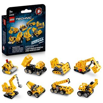 LEGO Technic Mighty Machines 42233 Building Kit (7 Models) - Styles May Vary