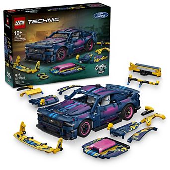 LEGO Technic Custom Garage Ford Mustang GT 42236 Building Kit (973 Pieces)
