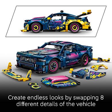 LEGO Technic Custom Garage Ford Mustang GT 42236 Building Kit (973 Pieces)