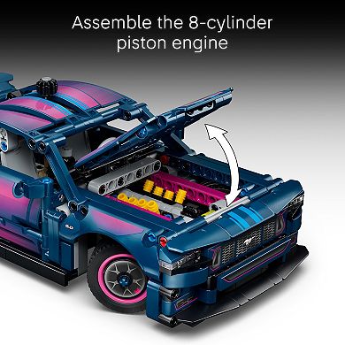LEGO Technic Custom Garage Ford Mustang GT 42236 Building Kit (973 Pieces)