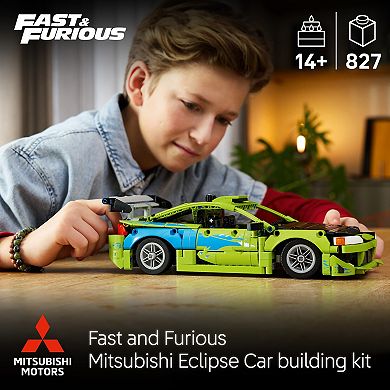 LEGO Technic Fast & Furious Mitsubishi Eclipse 42229 Building Kit (827 Pieces)