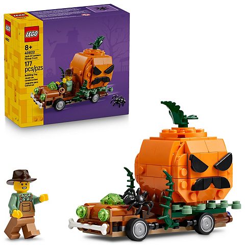 Детские конструкторы LEGO Jack-O'-Lantern Pickup Truck 40822 Building Kit (177 Pieces)