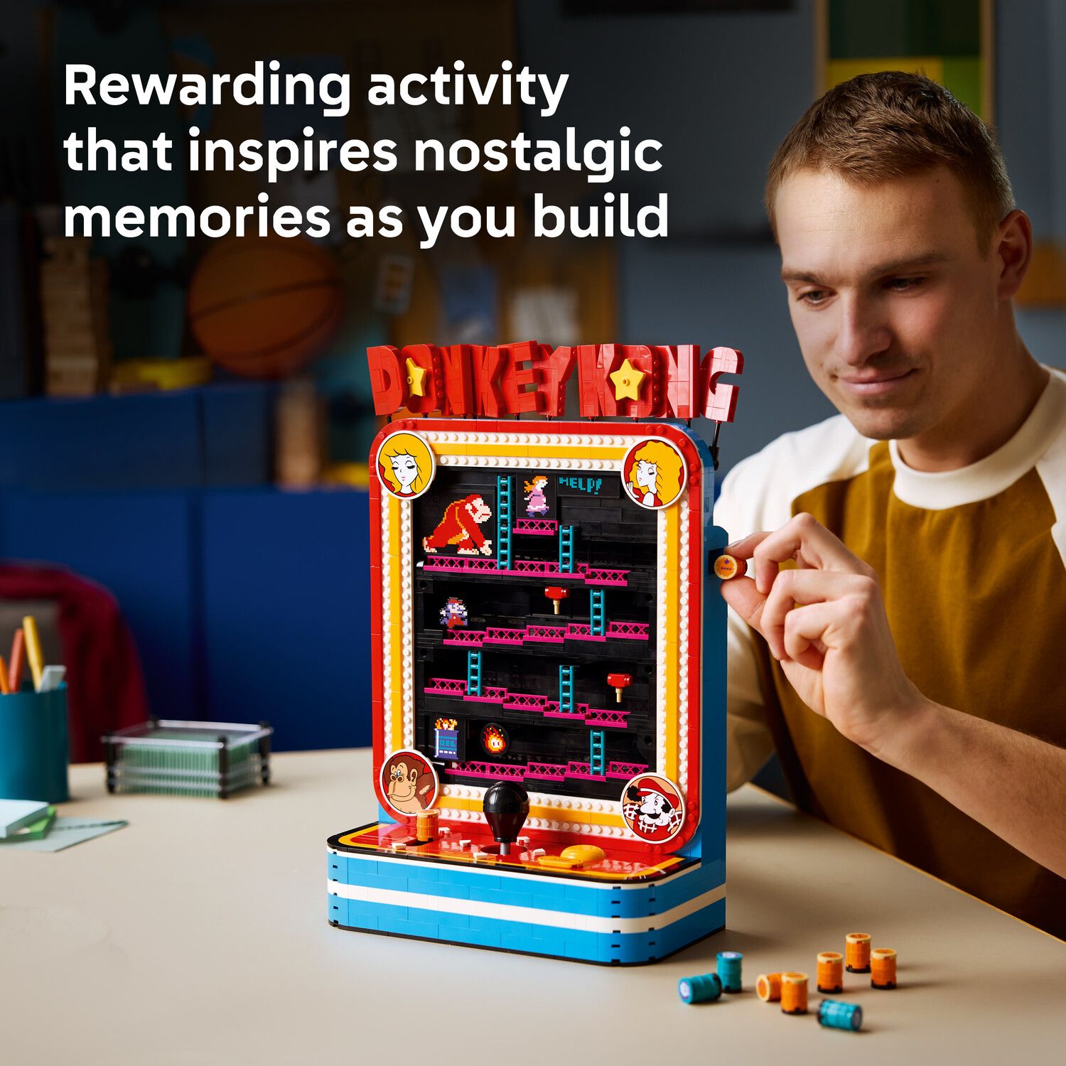 Детский конструктор LEGO Donkey Kong Arcade 72051 Building Kit (1367 Pieces) — фото 3
