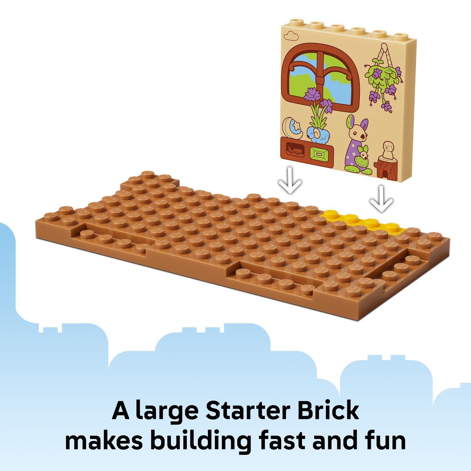 Детский конструктор LEGO Bluey School with Rusty and Bluey 11221 Building Kit (106 Pieces) — фото 3
