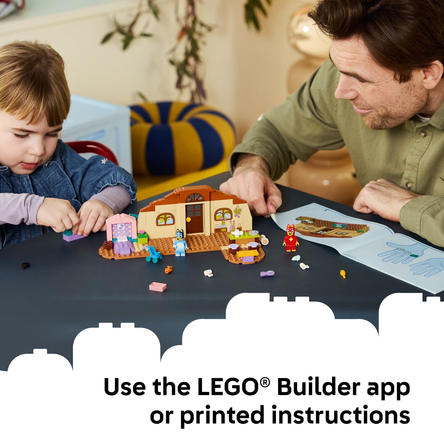 Детский конструктор LEGO Bluey School with Rusty and Bluey 11221 Building Kit (106 Pieces) — фото 4