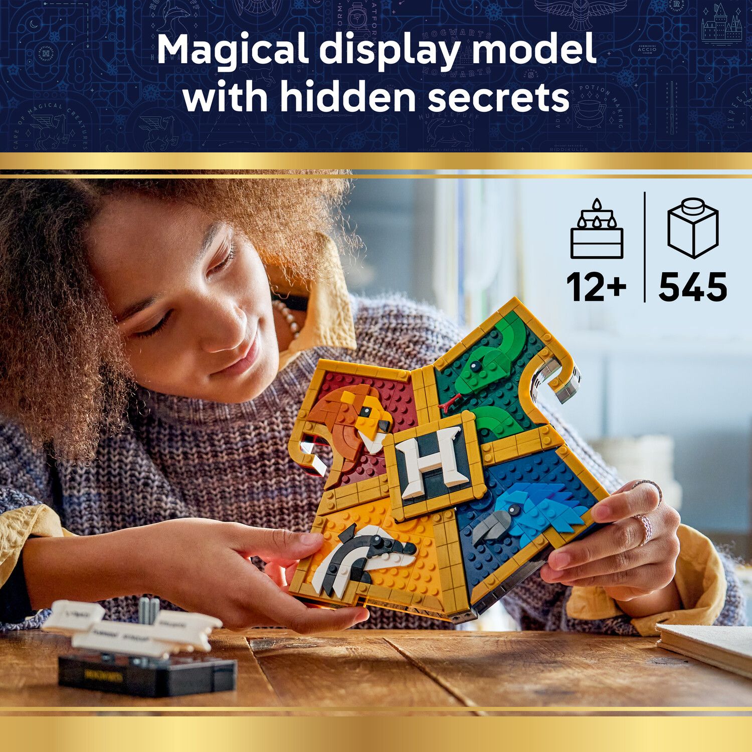 Детский конструктор LEGO Harry Potter Hogwarts House Crest 76462 Building Kit (545 Pieces) — фото 2