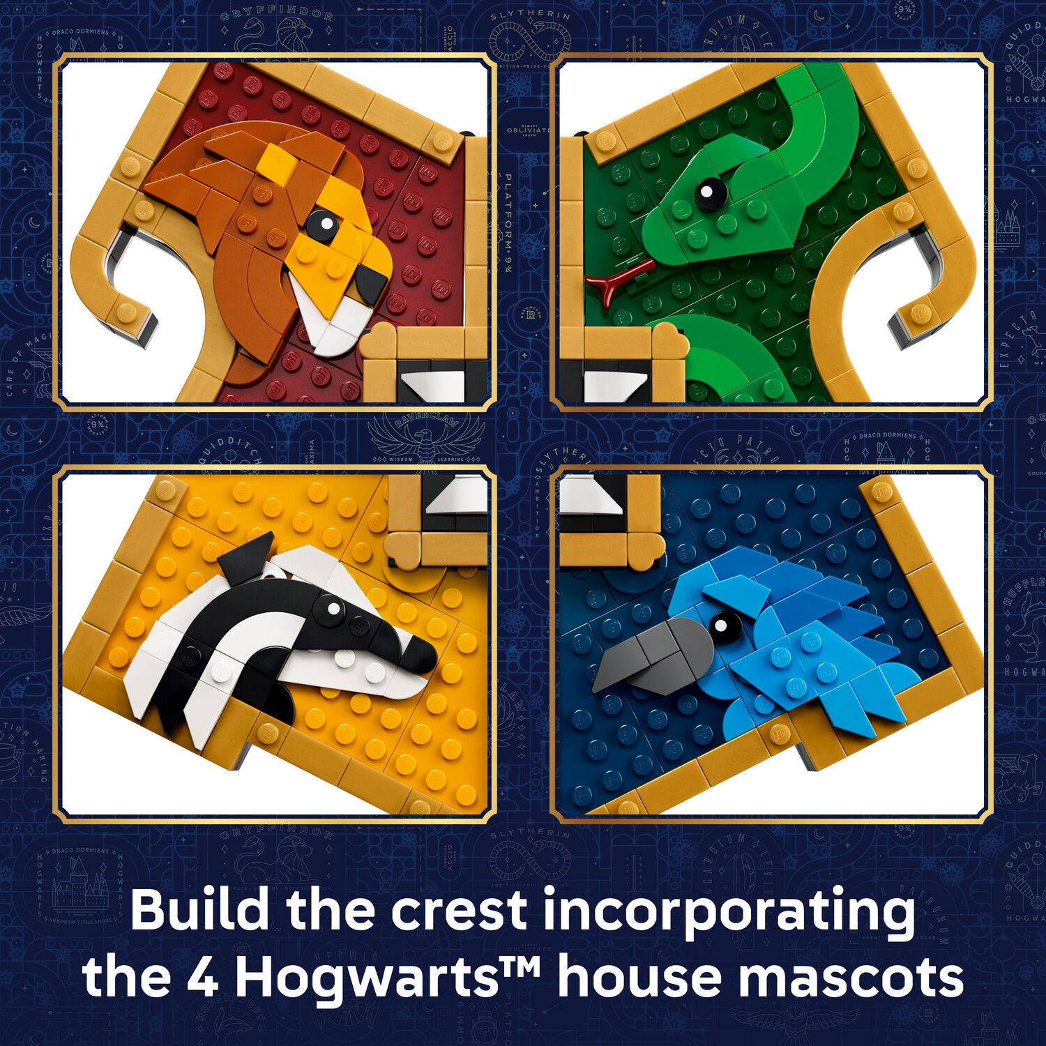 Детский конструктор LEGO Harry Potter Hogwarts House Crest 76462 Building Kit (545 Pieces) — фото 3