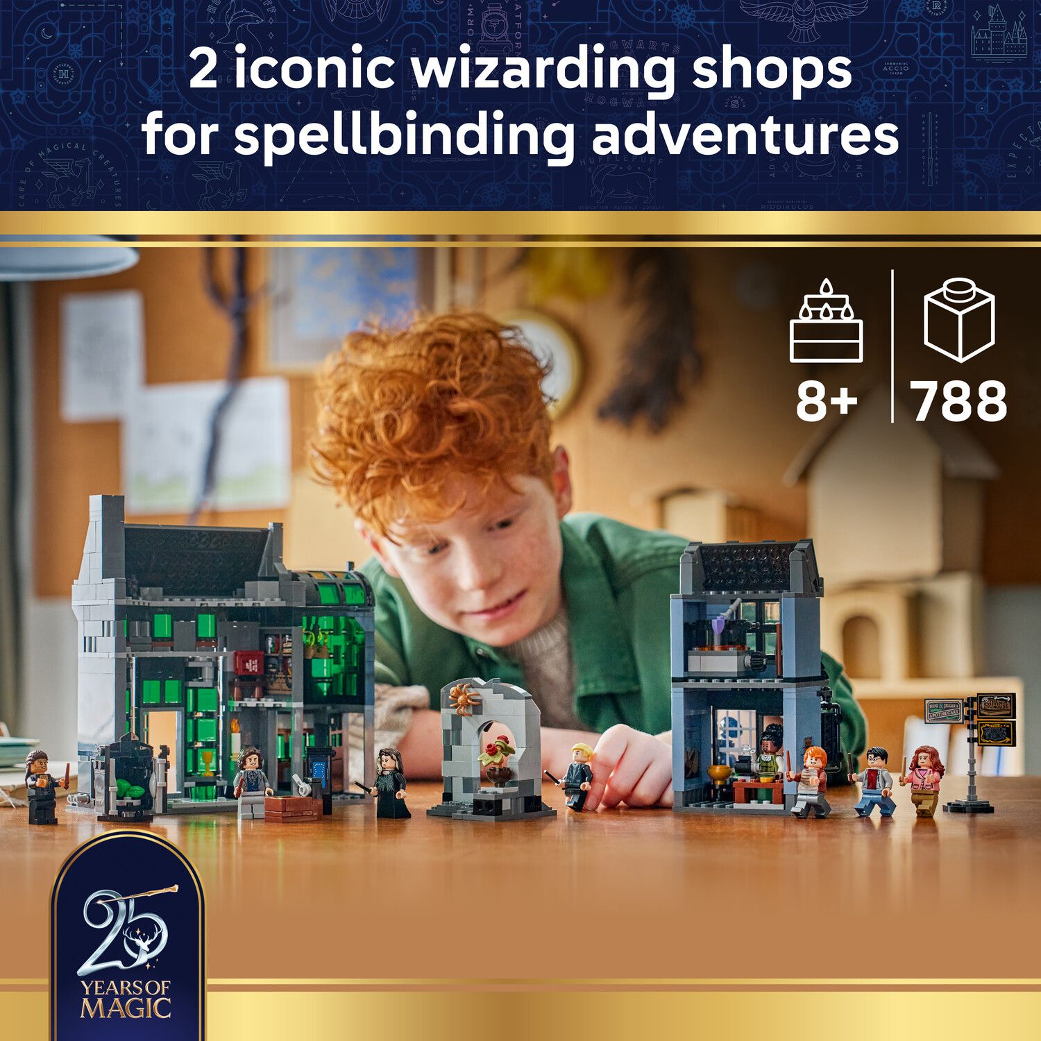 Детский конструктор LEGO Harry Potter Knockturn Alley Wizarding Shops 76471 Building Kit (788 Pieces) — фото 2