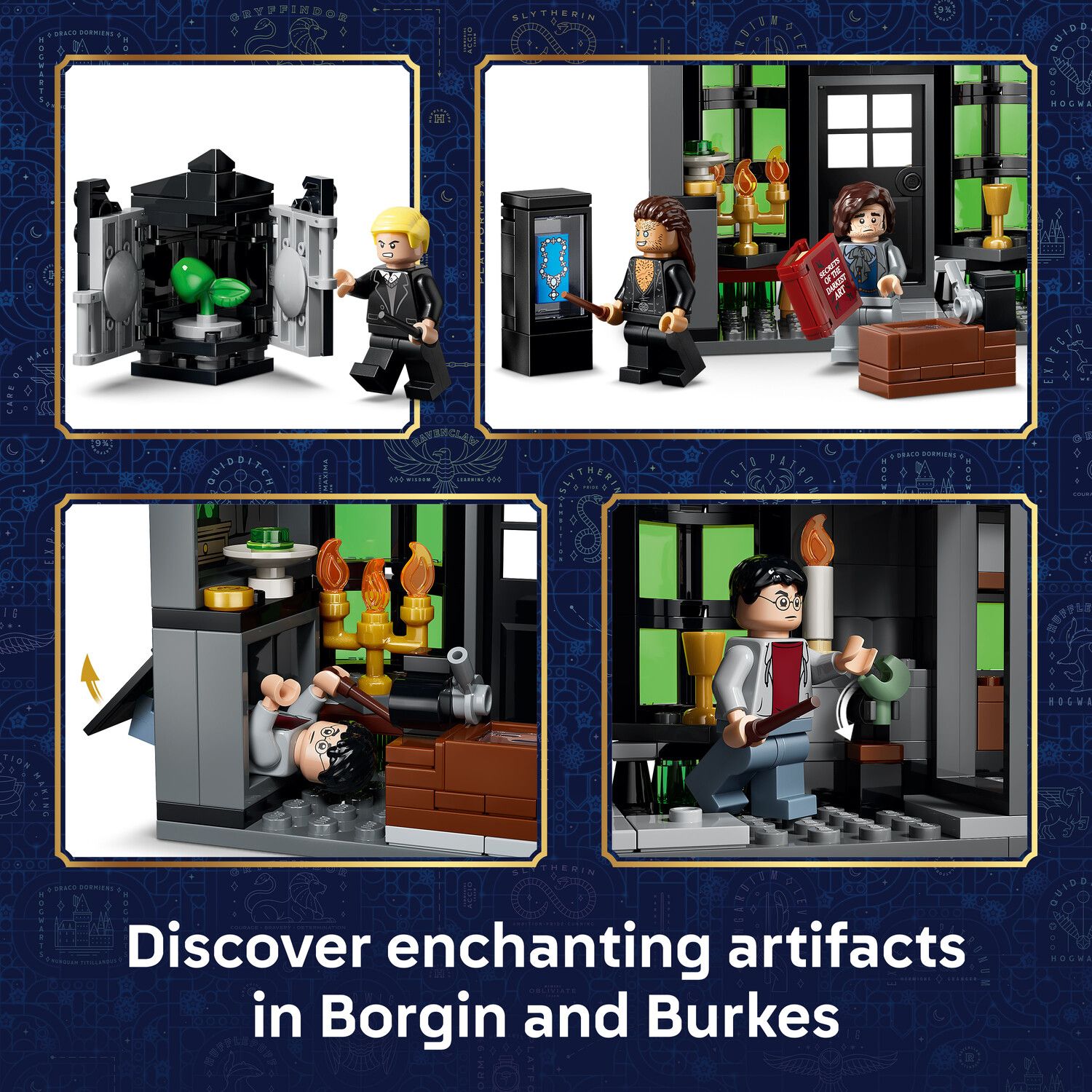Детский конструктор LEGO Harry Potter Knockturn Alley Wizarding Shops 76471 Building Kit (788 Pieces) — фото 3