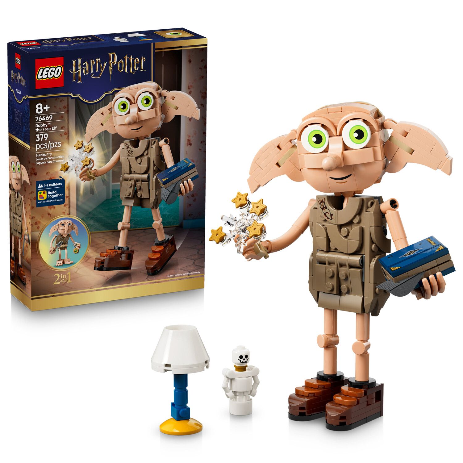Детские конструкторы LEGO Harry Potter Dobby the Free Elf 76469 Building Kit (379 Pieces)
