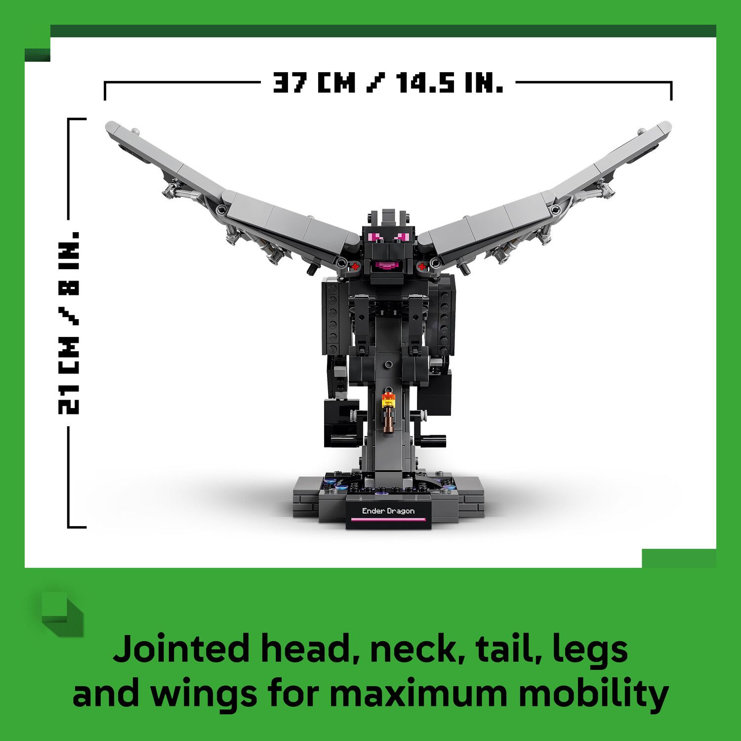 Детский конструктор LEGO Minecraft The Ender Dragon 21595 Building Kit (710 Pieces) — фото 3