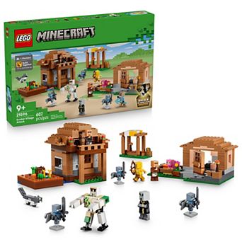 LEGO Minecraft Evoker Village Attack 21596 Building Kit (607 Pieces)