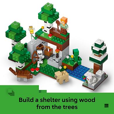 LEGO Minecraft First Night Adventure 21593 Building Kit (301 Pieces)