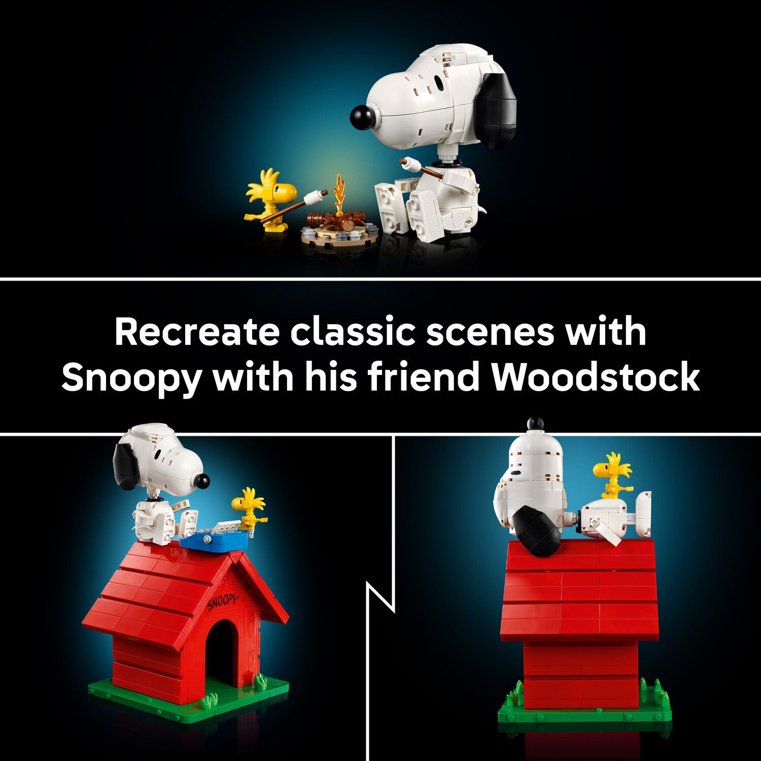 Детский конструктор LEGO Ideas Peanuts Snoopy's Doghouse 21368 Building Kit (964 Pieces) — фото 5