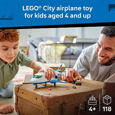 LEGO City Passenger Jet 60492 Building Kit (118 Pieces)