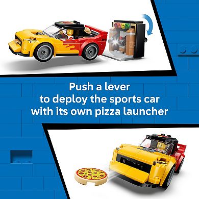 LEGO City Pizza Delivery Experience 60496 Building Kit (494 Pieces)