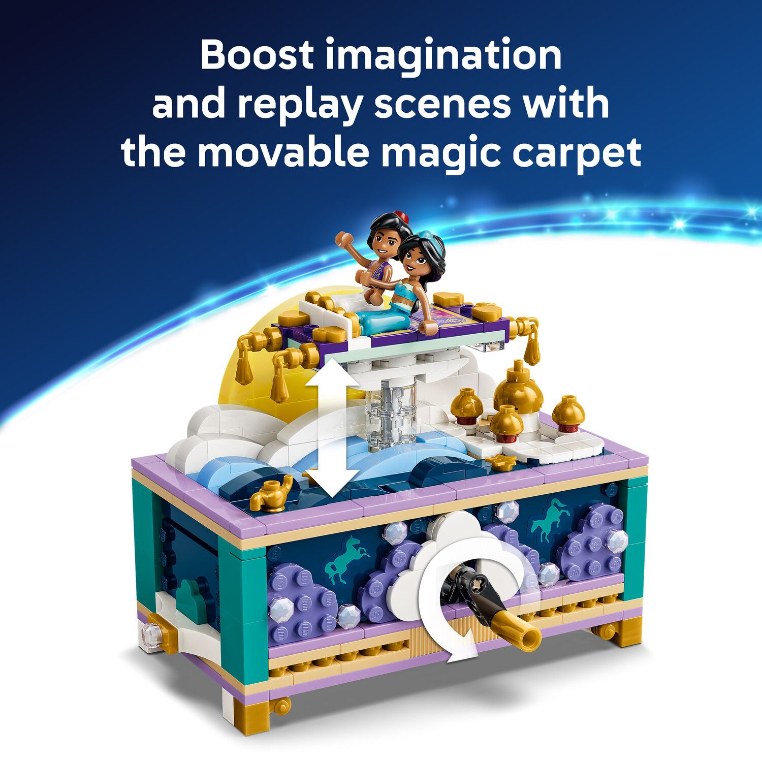 Детский конструктор LEGO Disney's Aladdin Jasmine's Jewelry Box 43295 Building Kit (458 Pieces) — фото 4