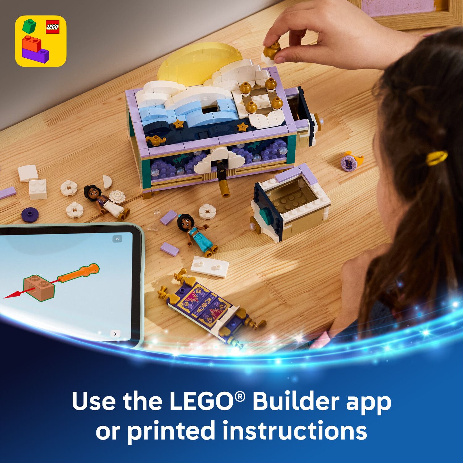 Детский конструктор LEGO Disney's Aladdin Jasmine's Jewelry Box 43295 Building Kit (458 Pieces) — фото 6