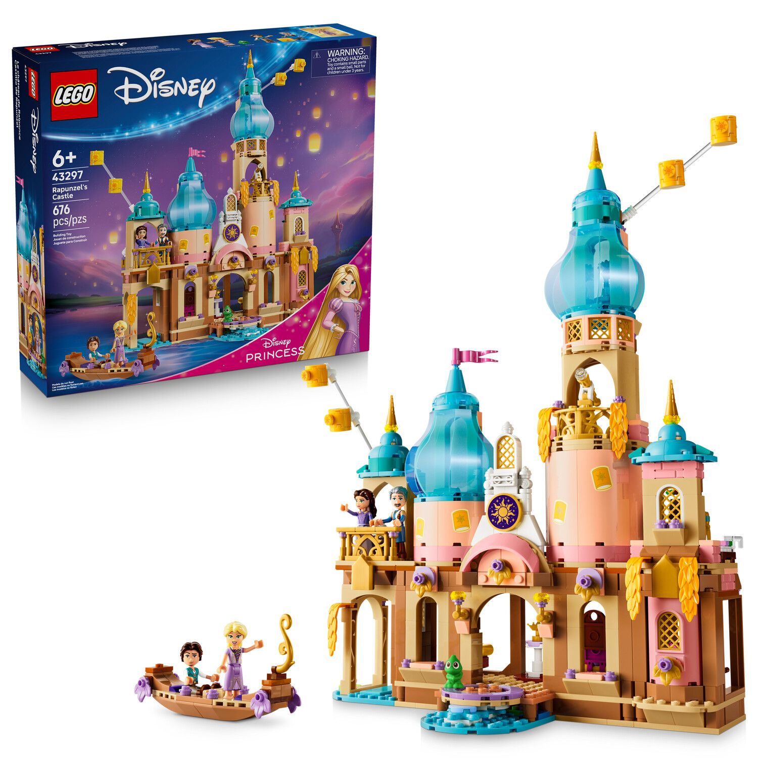 Детский конструктор LEGO Disney's Tangled Rapunzel's Castle 43297 Building Kit (676 Pieces) — фото 1