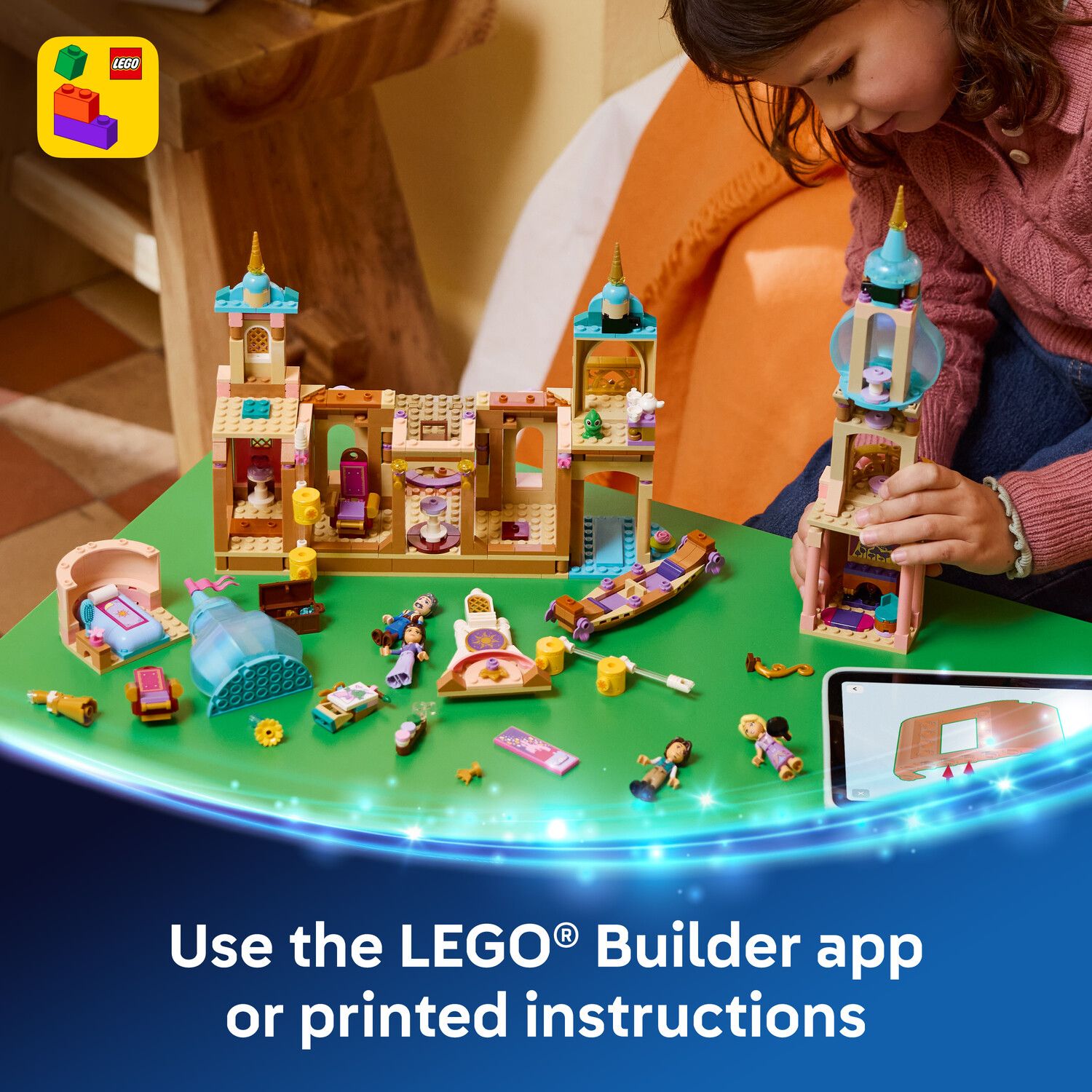 Детский конструктор LEGO Disney's Tangled Rapunzel's Castle 43297 Building Kit (676 Pieces) — фото 6