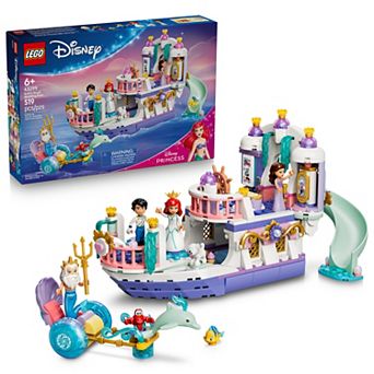 LEGO Disney's The Little Mermaid Ariel's Royal Wedding Boat 43299 Building Kit (519 Pieces)