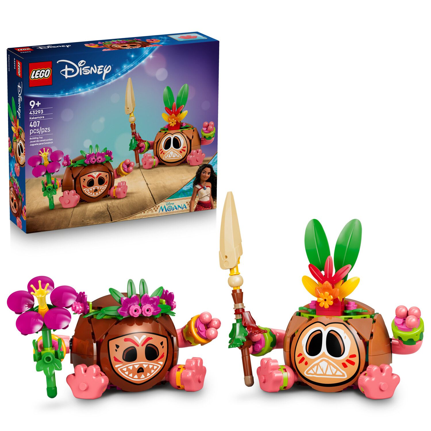 Детский конструктор LEGO Disney's Moana Kakamora 43293 Building Kit (407 Pieces) — фото 1