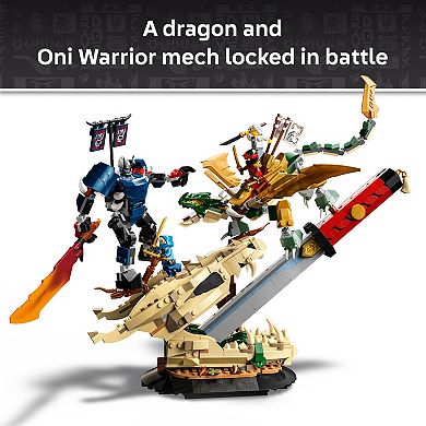 LEGO NINJAGO Battle at the Dragon's Blade 71871 Building Kit (1016 Pieces)