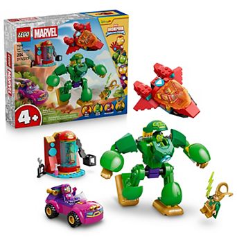 LEGO Marvel Iron Man Awesome Friends Loki vs Team Iron Man 11211 Building Kit (204 Pieces)