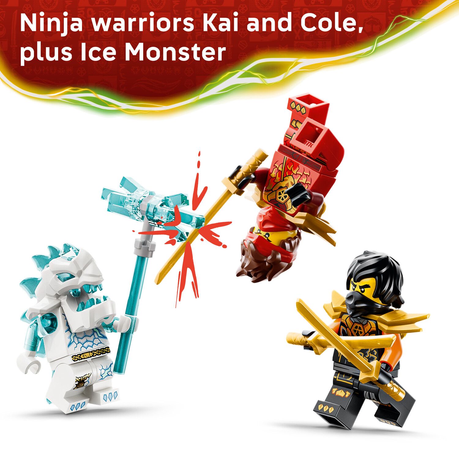 Детский конструктор LEGO Ninjago Kai & Cole's Combiner Vehicles 71864 Building Kit (394 Pieces) — фото 5