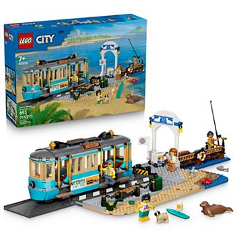 LEGO City Classic Beach Streetcar 60506 Building Kit (693 Pieces)