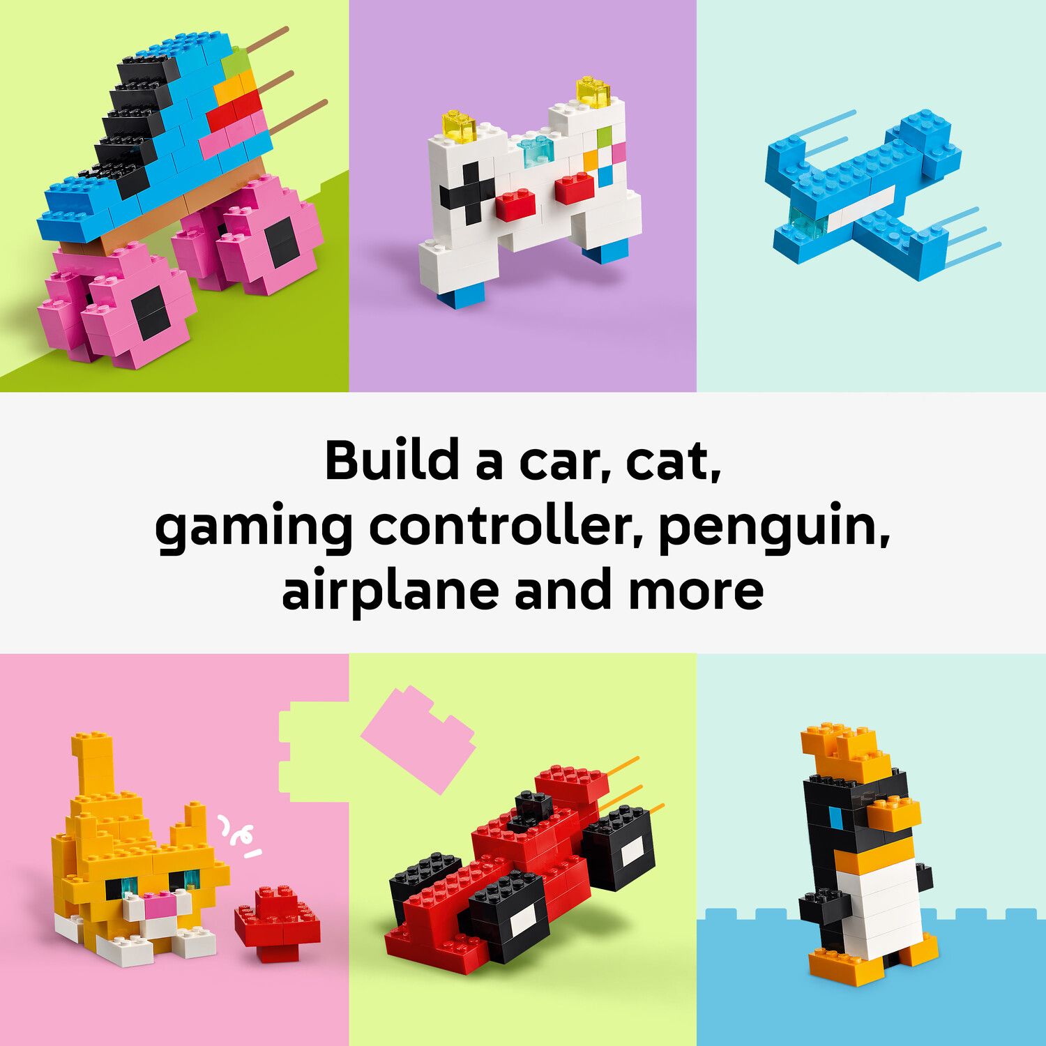 Детский конструктор LEGO Classic Creative Colorful Bricks 11045 Building Kit (820 Pieces) — фото 3
