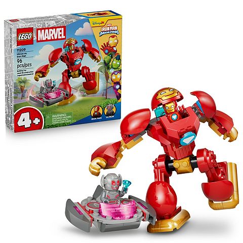Детские конструкторы LEGO Marvel Iron Man and His Awesome Friends Ultron vs. Iron Man 11209 Building Kit (96 Pieces)