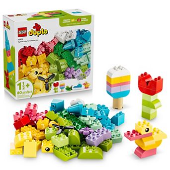 LEGO DUPLO Classic Colorful Creative Box 10479 Building Kit (80 Pieces)