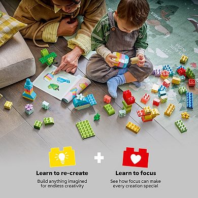 LEGO DUPLO Classic Colorful Creative Box 10479 Building Kit (80 Pieces)