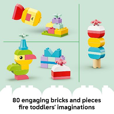LEGO DUPLO Classic Colorful Creative Box 10479 Building Kit (80 Pieces)