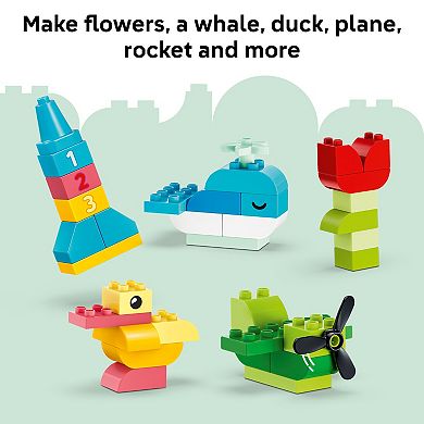 LEGO DUPLO Classic Colorful Creative Box 10479 Building Kit (80 Pieces)