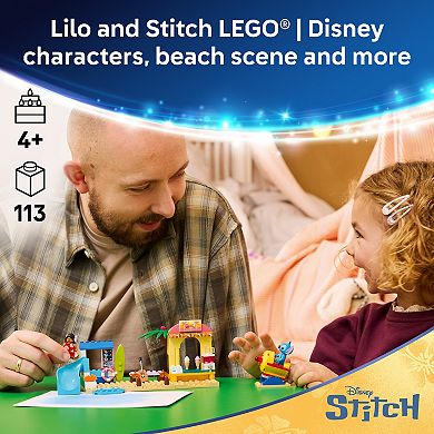 LEGO Disney's Lilo & Stitch Beach Fun 43280 Building Kit (113 Pieces)