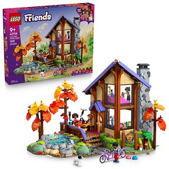 LEGO Friends Cozy Fall Forest Cabin 42705 Building Kit (1229 Pieces)