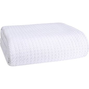 Cotton Bed Blanket, Breathable Bed Blanket Twin Size, Cotton Thermal Blankets Twin, Perfect