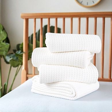 Cotton Bed Blanket, Breathable Bed Blanket Twin Size, Cotton Thermal Blankets Twin, Perfect