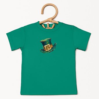 Leprechaun Hat Paint Print - Toddler Short Sleeve Graphic T-Shirt