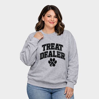 Treat Dealer Paw - Women's Plus Sized Graphic Sweatshirt