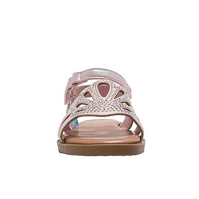 bebe Toddler Girls Strappy Sandals with Rhinestones