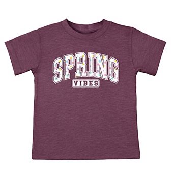 Spring Vibes Varsity - Toddler Short Sleeve Graphic T-Shirt