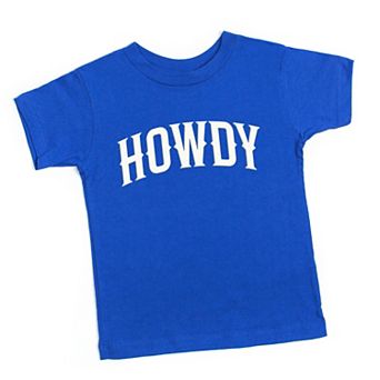 Howdy Arched Puff - Toddler Short Sleeve Graphic T-Shirt